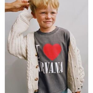 ZARA GARMENT DYE NIRVANA T-SHIRT